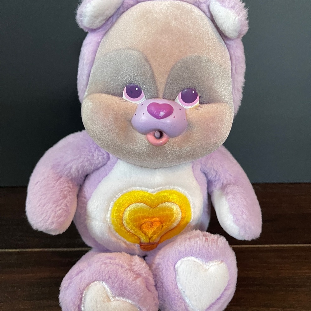 Care bear cousins cub 1986 Kenner. Lil bright heart stuffed animal plush